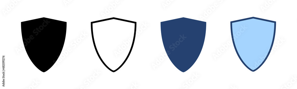 Shield icon vector. Protection icon. Security sign and symbol Shield icon vector. Protection icon. Security sign and symbol