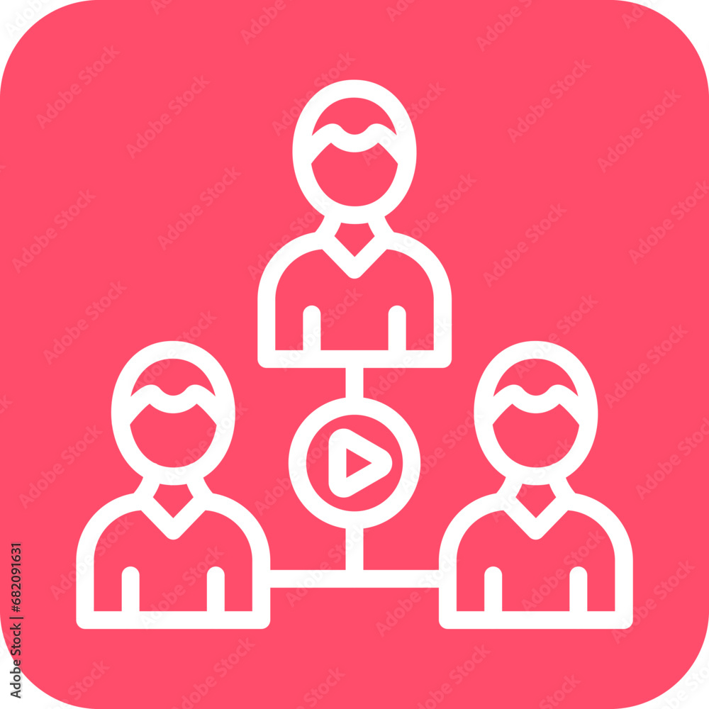 Engaging With Audience Icon Style Engaging With Audience Icon Style