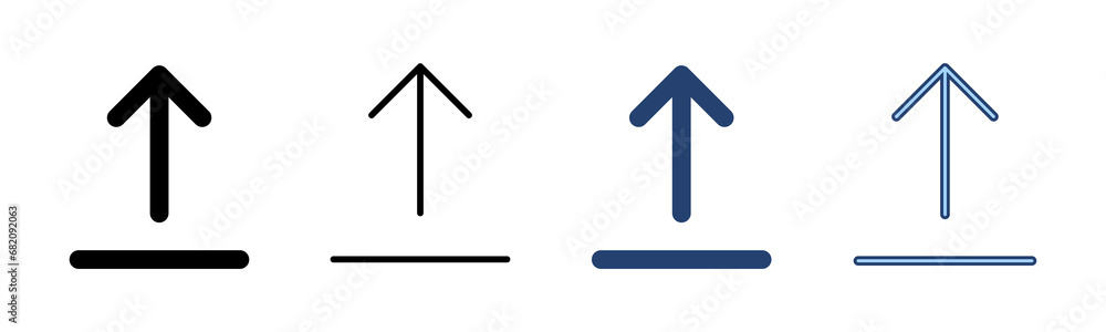 Upload icon vector. load data sign and symbol Upload icon vector. load data sign and symbol
