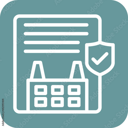Industry Regulations Icon Style