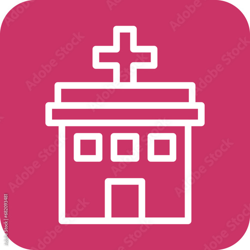 Healthcare Center Icon Style