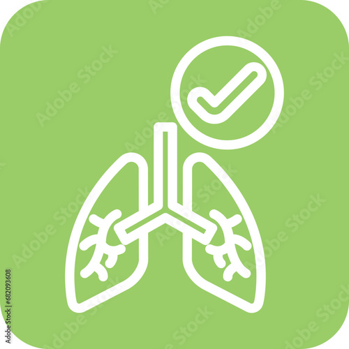 Respiratory Care Icon Style