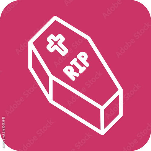 People Coffin Icon Style