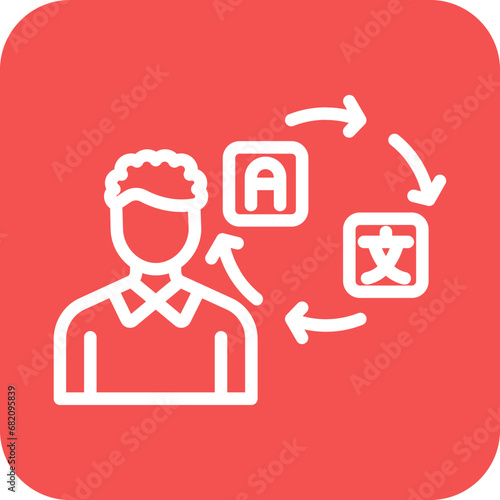 Freelance Translator Icon Style