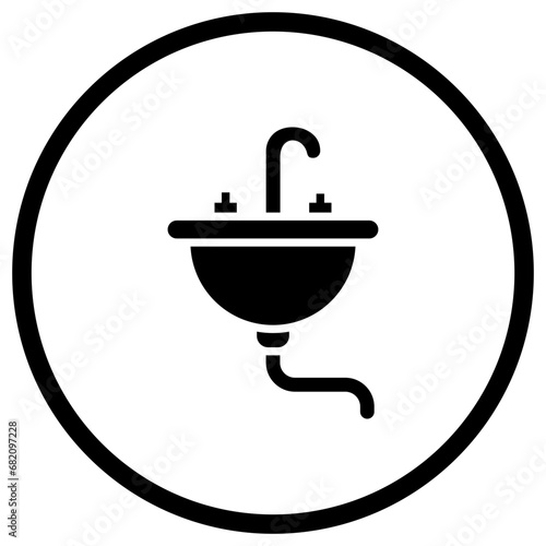 Sink Vector Icon Design Illustration
