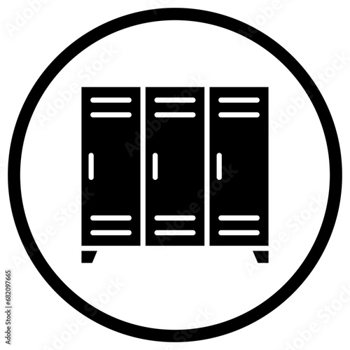 Lockers Vector Icon Design Illustration