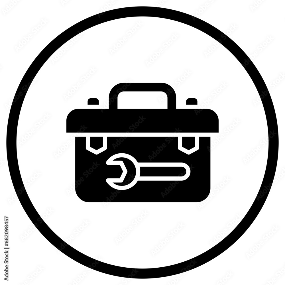 Toolbox Vector Icon Design Illustration Toolbox Vector Icon Design Illustration