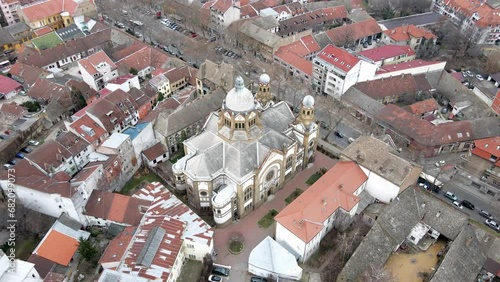 Drone flight around Novi Sad Synagogue
