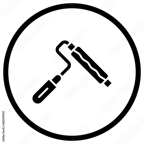 Paint roller Vector Icon Design Illustration