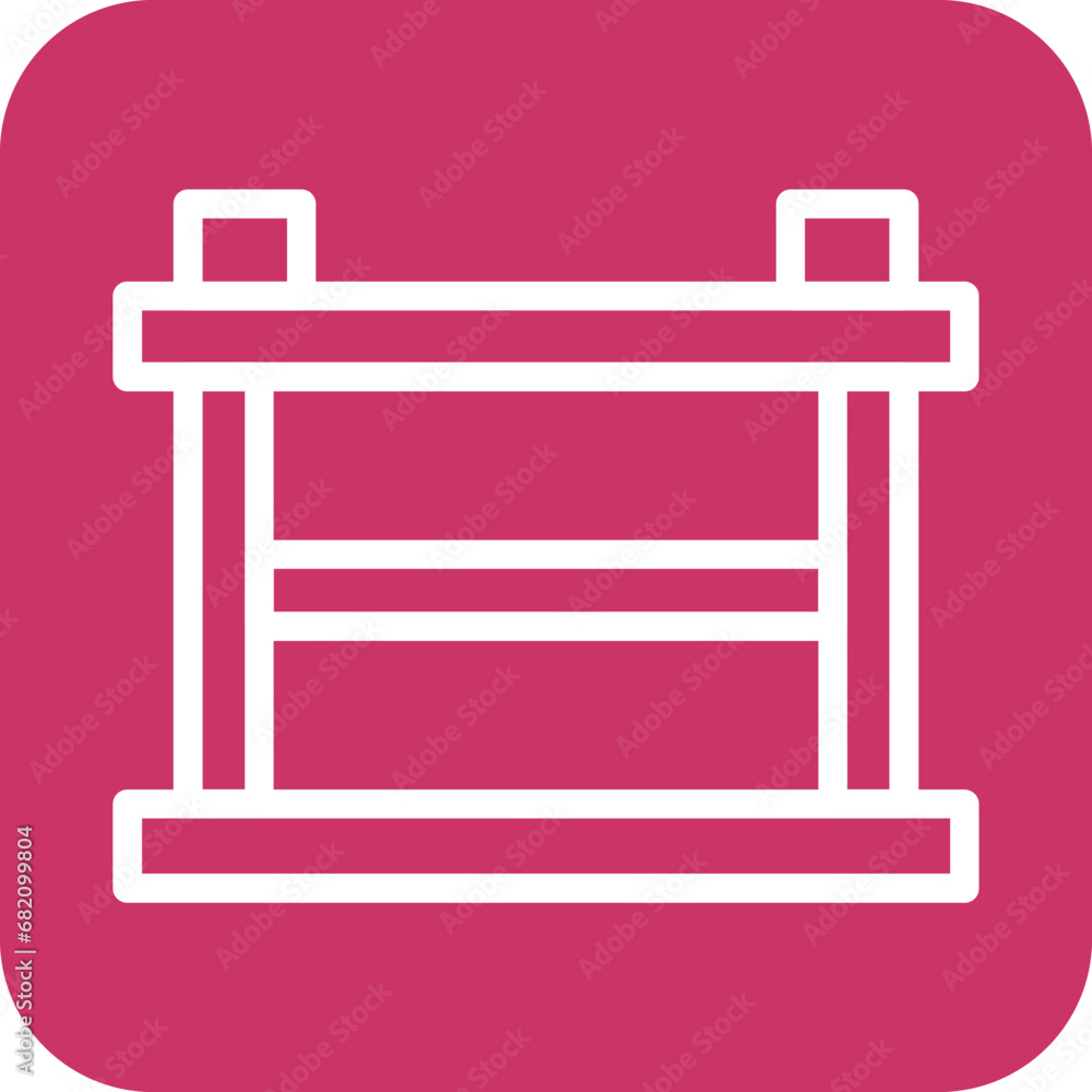Hurdles Race Icon Style Hurdles Race Icon Style
