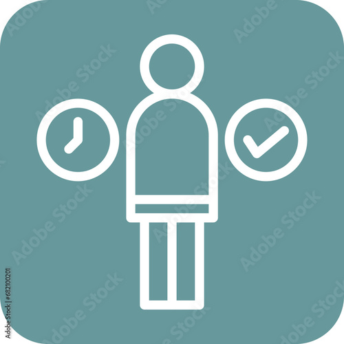 Alone Time Icon Style