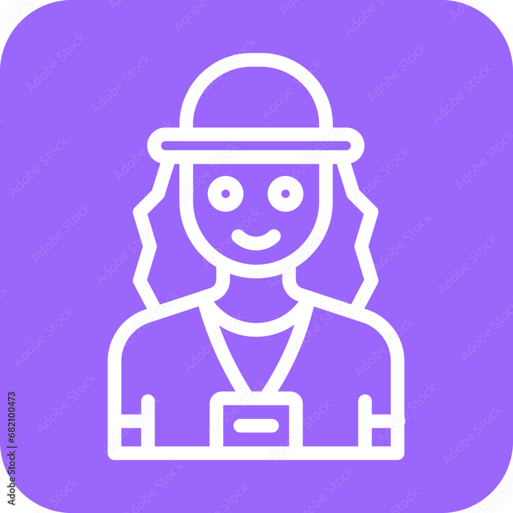 Tour Guide Icon Style