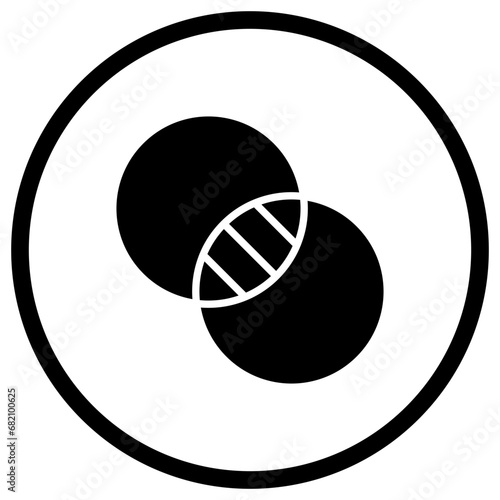 Intersection Vector Icon Design Illustration