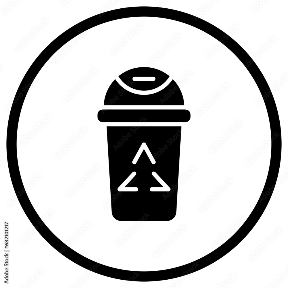 Recycle bin Vector Icon Design Illustration Recycle bin Vector Icon Design Illustration