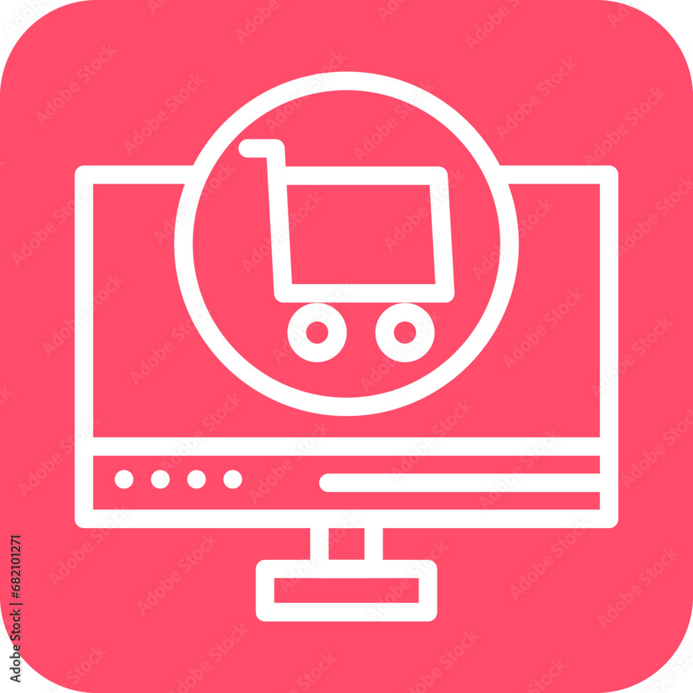 Ecommerce Icon Style Ecommerce Icon Style