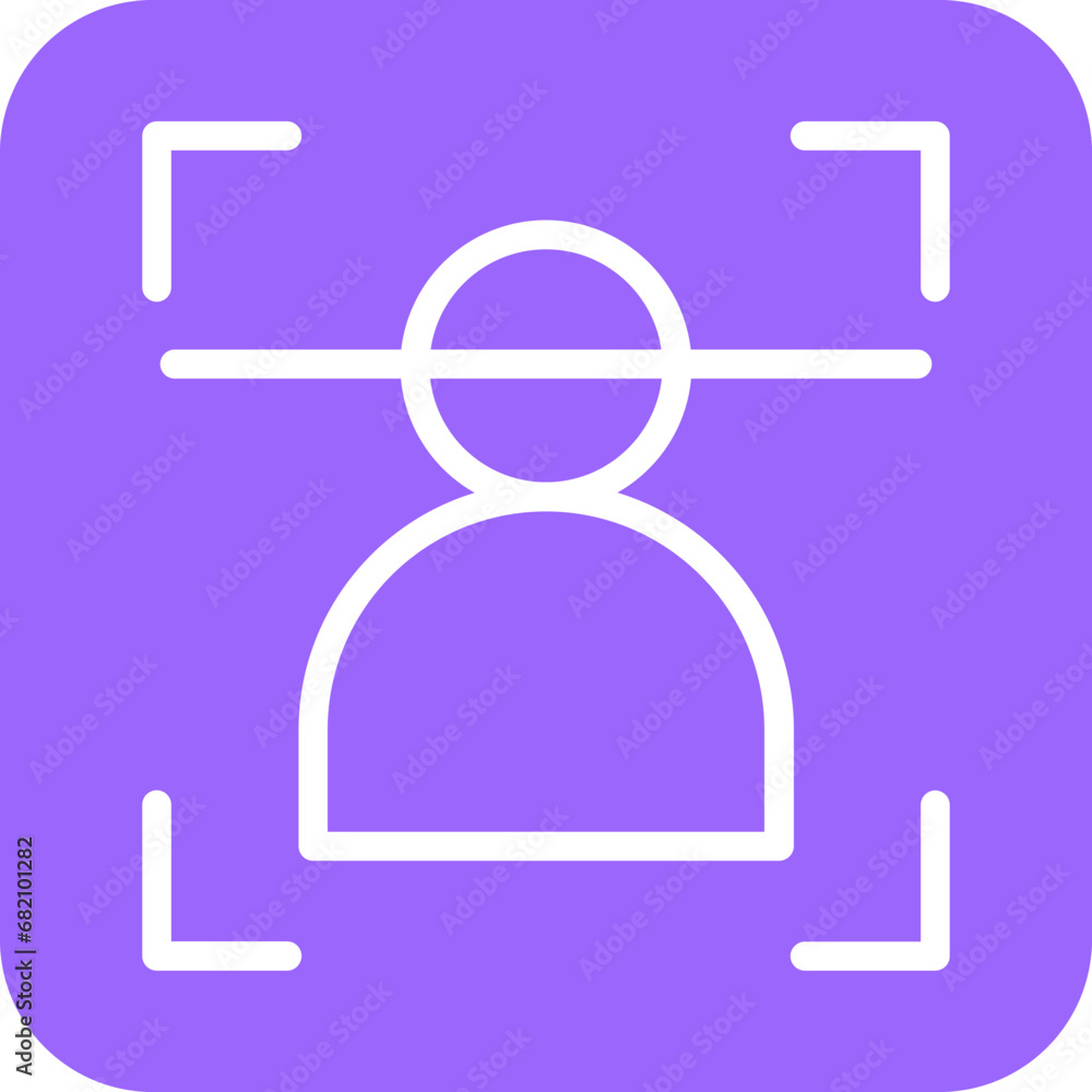 Face Scanner Icon Style Face Scanner Icon Style