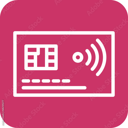 Electronic Credit Card Icon Style