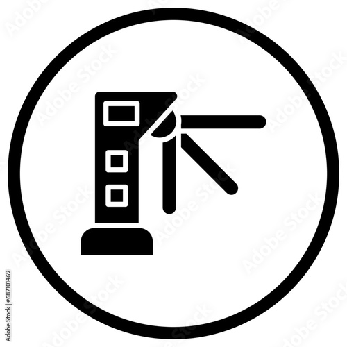 Turnstiles Vector Icon Design Illustration