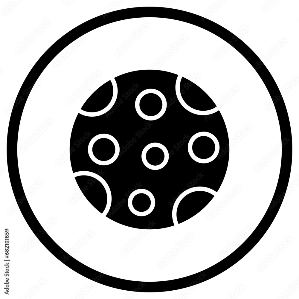 Full moon Vector Icon Design Illustration Full moon Vector Icon Design Illustration