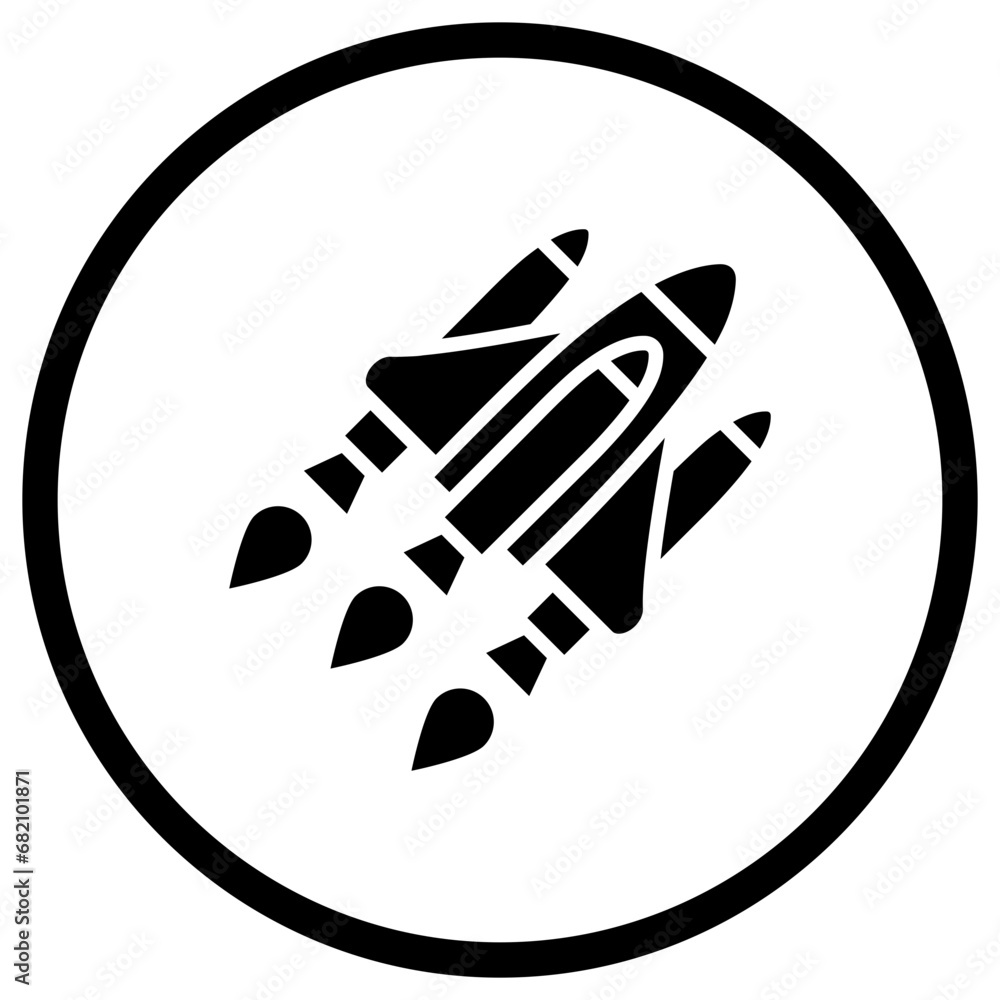 Space shuttle Vector Icon Design Illustration Space shuttle Vector Icon Design Illustration