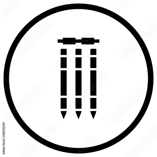 Wickets Vector Icon Design Illustration
