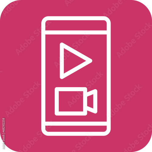 Mobile Live Stream Icon Style