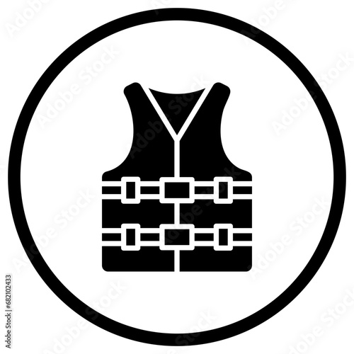 Life vest Vector Icon Design Illustration