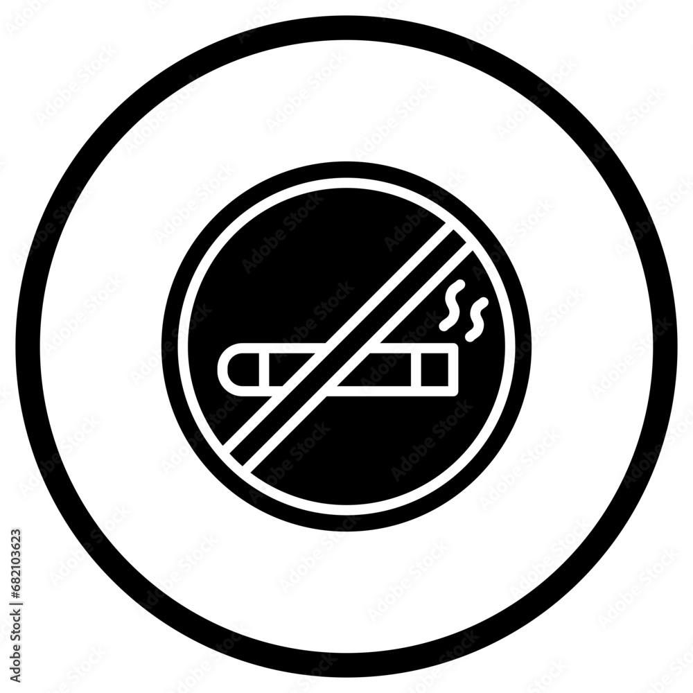 No smoking Vector Icon Design Illustration No smoking Vector Icon Design Illustration