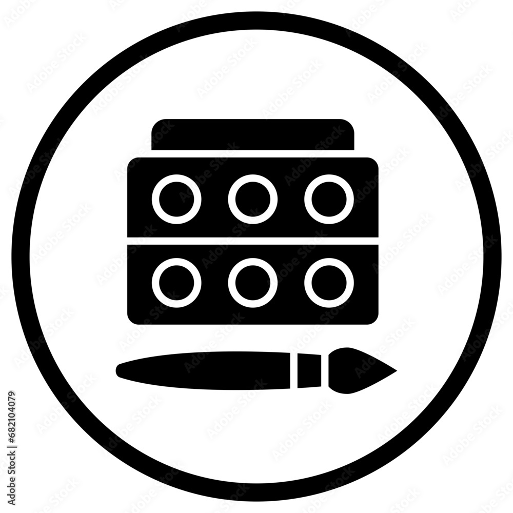 Eye shadow Vector Icon Design Illustration Eye shadow Vector Icon Design Illustration
