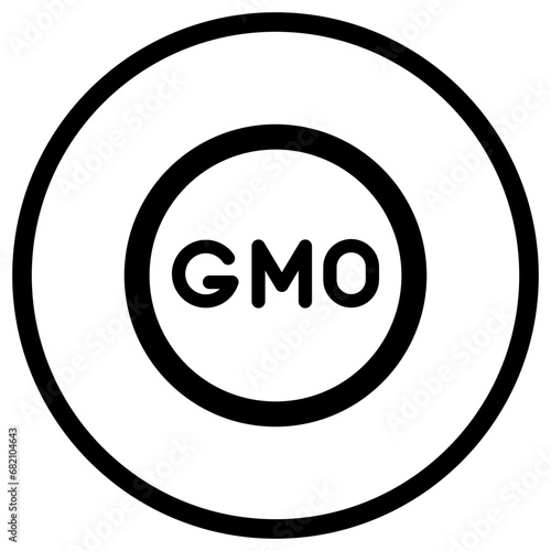 Gmo Vector Icon Design Illustration