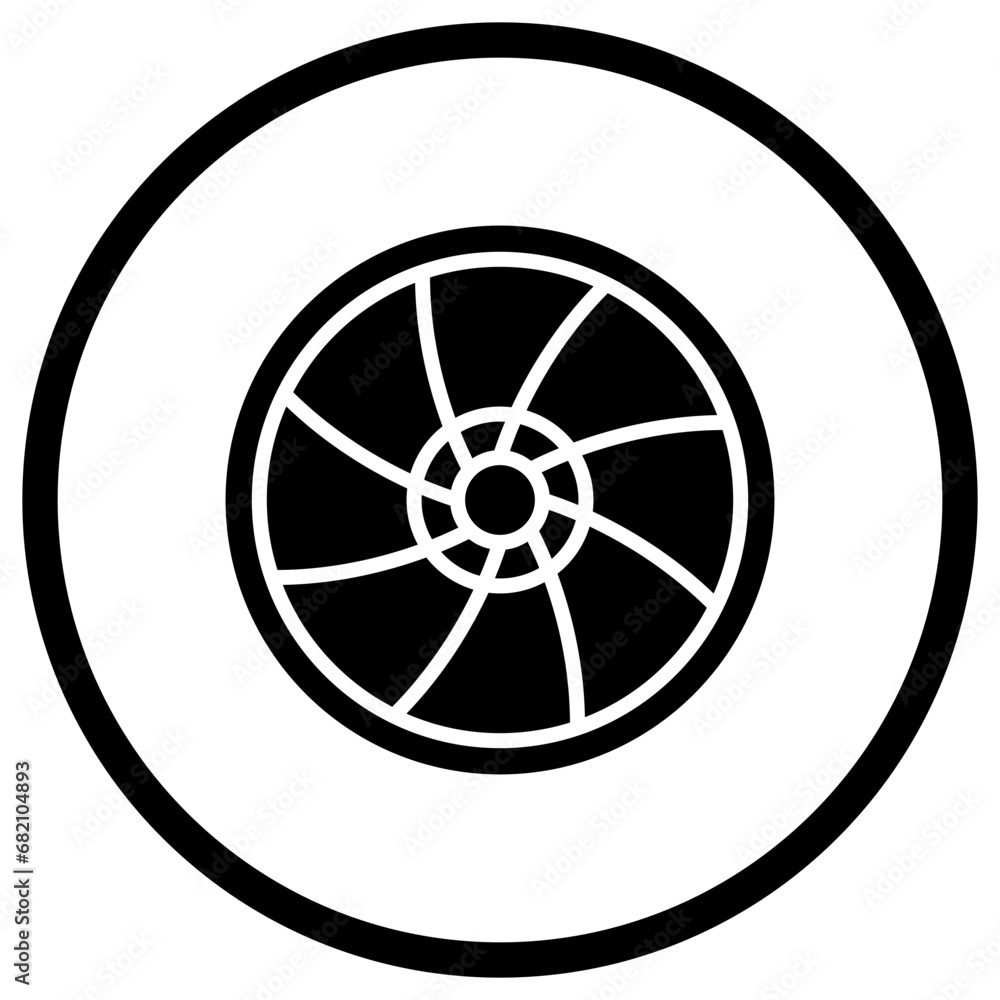 Lens Vector Icon Design Illustration Lens Vector Icon Design Illustration