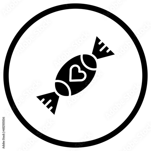 Toffee Vector Icon Design Illustration