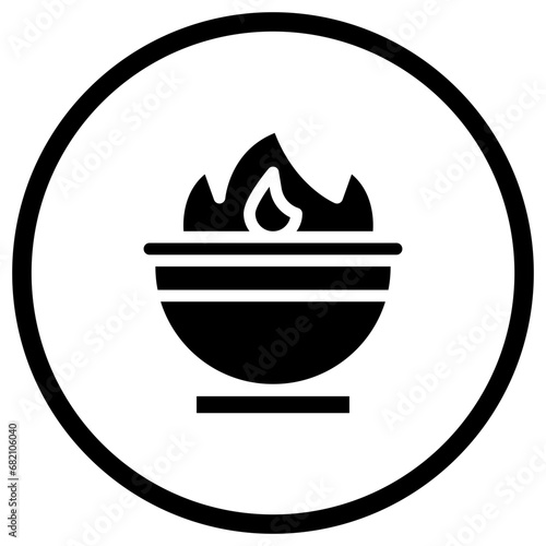 Cauldron Vector Icon Design Illustration