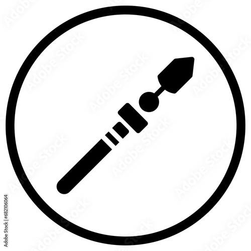 Lance Vector Icon Design Illustration