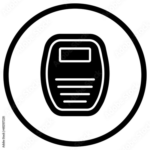 Weighing Machine Vector Icon Design Illustration