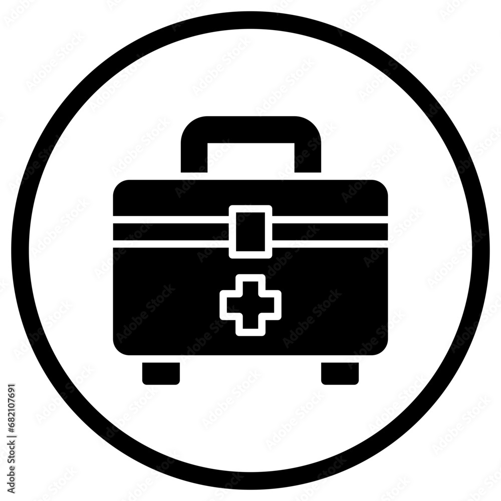 Emergency Kit Vector Icon Design Illustration Emergency Kit Vector Icon Design Illustration