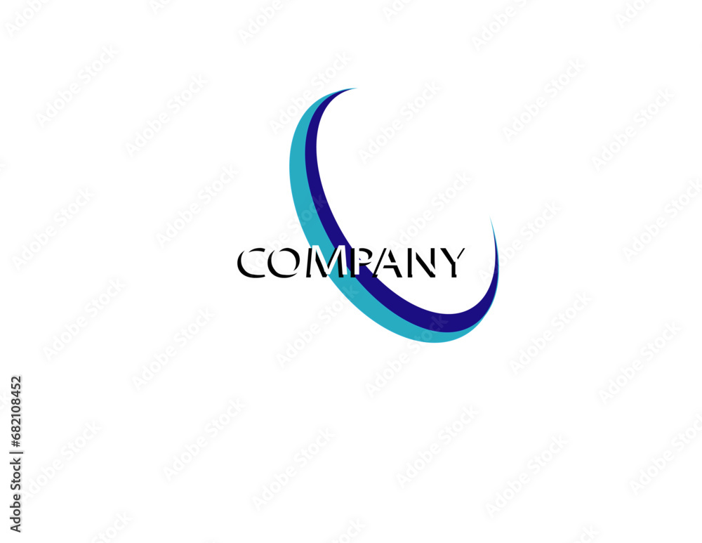 Naklejka premium It is a company logo.