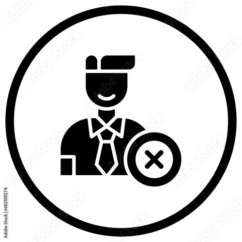 Reject Vector Icon Design Illustration