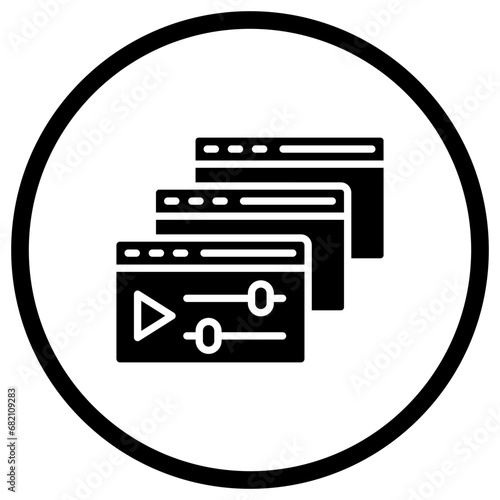 Courses Vector Icon Design Illustration