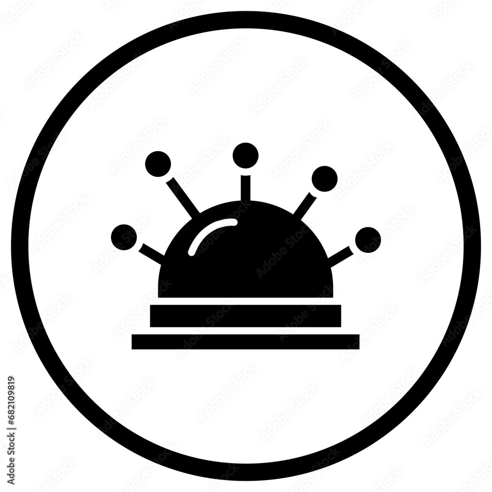 Pincushion Vector Icon Design Illustration Pincushion Vector Icon Design Illustration