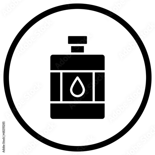 Hip Flask Vector Icon Design Illustration