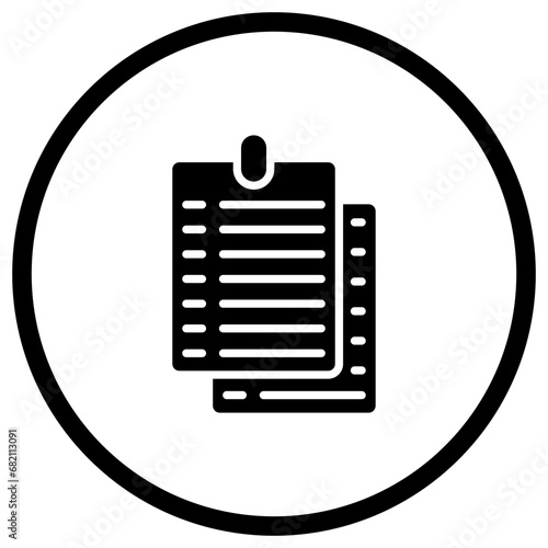 Notes Vector Icon Design Illustration