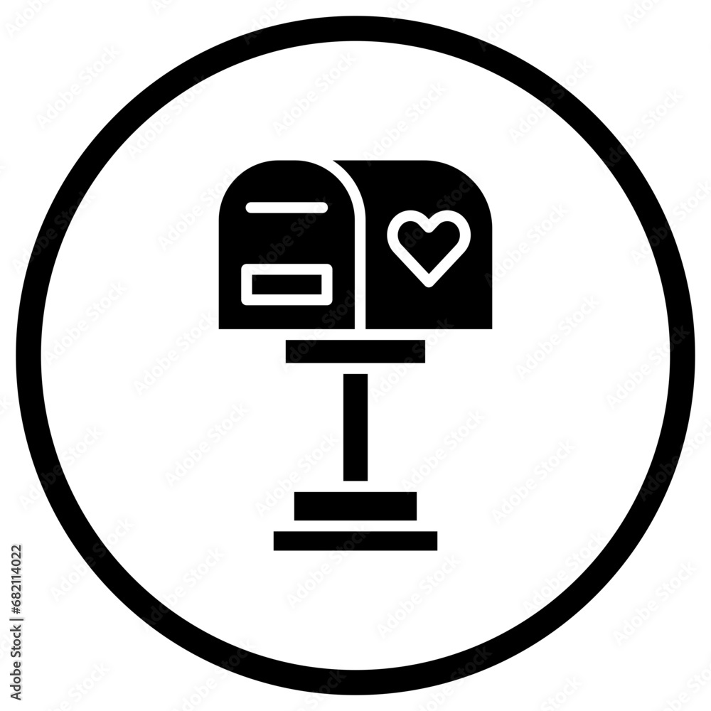 Mailbox Vector Icon Design Illustration Mailbox Vector Icon Design Illustration