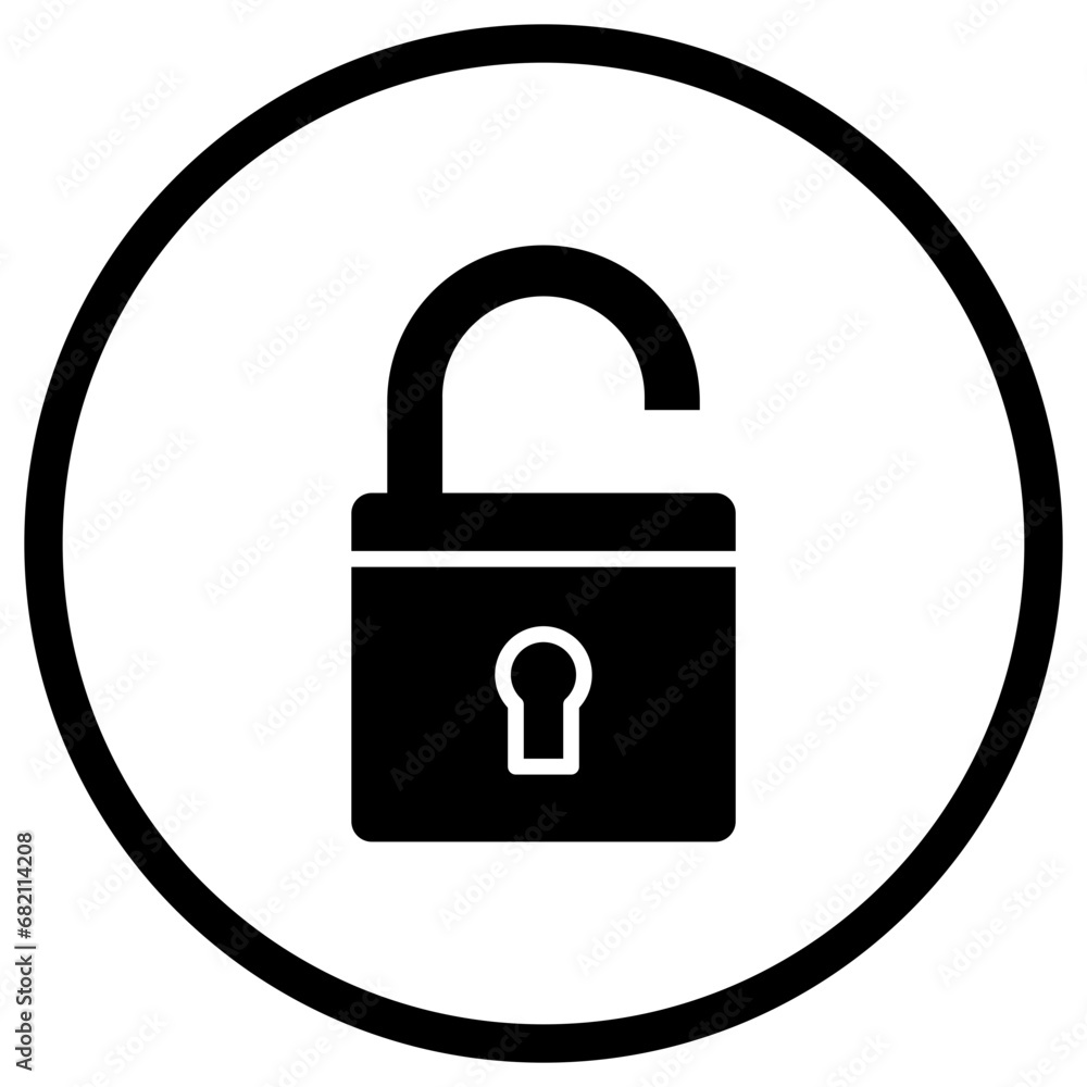 Unlocked Vector Icon Design Illustration Unlocked Vector Icon Design Illustration