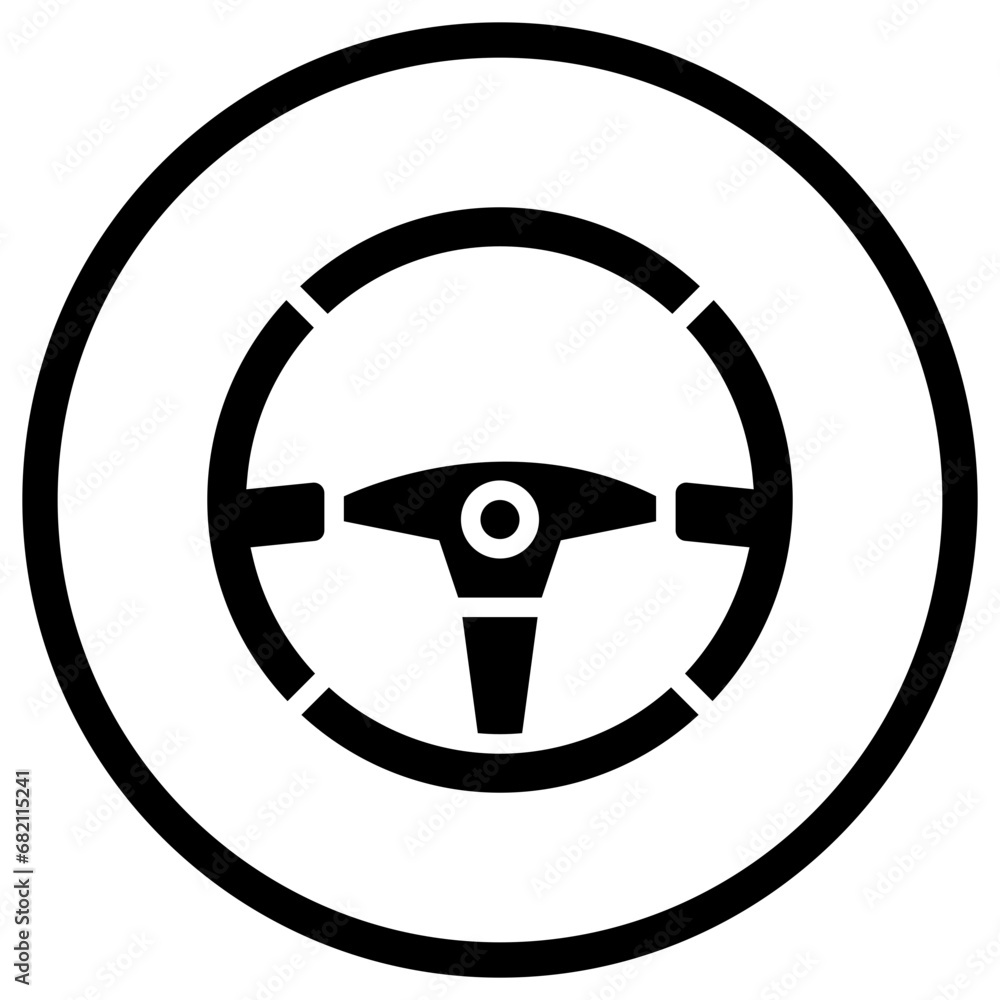 Steering wheel Vector Icon Design Illustration Steering wheel Vector Icon Design Illustration