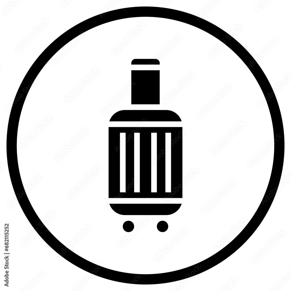 Luggage Vector Icon Design Illustration Luggage Vector Icon Design Illustration