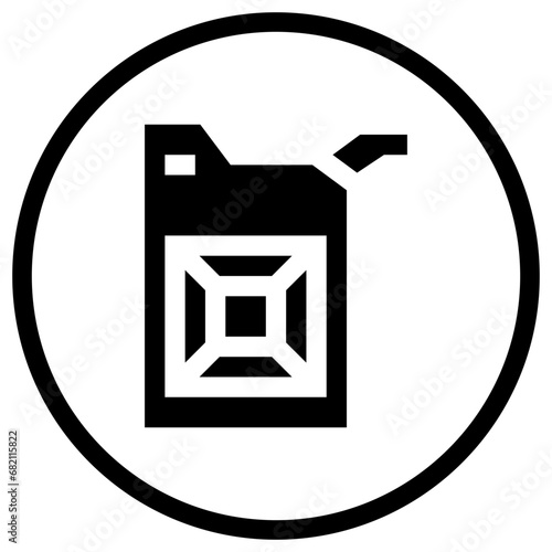 Kerosene Can Vector Icon Design Illustration