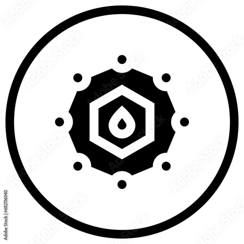 Benzol Vector Icon Design Illustration