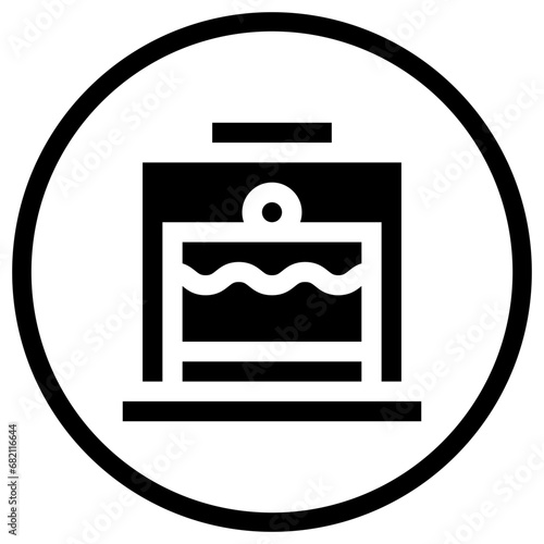 Cake Dome Vector Icon Design Illustration