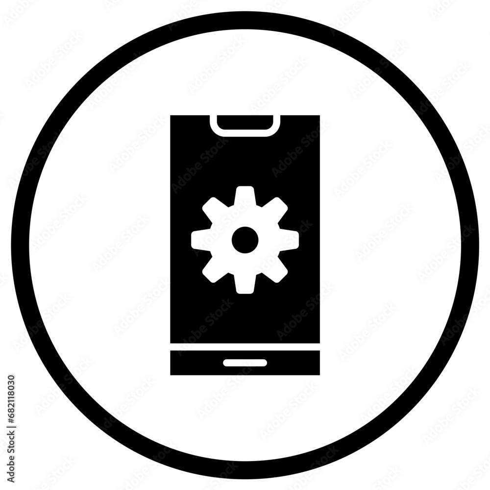 Setting Vector Icon Design Illustration Setting Vector Icon Design Illustration